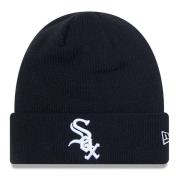 New Era Svart Sox League Cuff Beanie Black, Herr