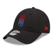 New Era Svart Yankees Stack Logo Keps Black, Herr