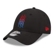 New Era Svart Dodgers Stack Logo Keps Black, Herr