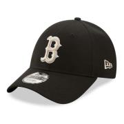 New Era Svart Red Sox League Essential Keps Black, Herr