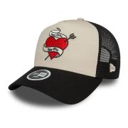 New Era Svart Rhinestone Trucker Keps Multicolor, Herr