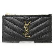 Yves Saint Laurent Vintage Pre-owned Laeder plnbcker Black, Dam