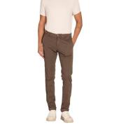 Mason's Extra Slim Fit Chino Byxor Milano Stil Brown, Herr