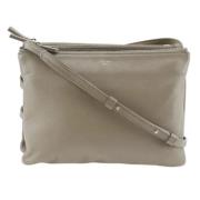 Celine Vintage Pre-owned Laeder axelremsvskor Gray, Dam