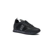 Emporio Armani EA7 Svarta Sneakers Aw24 Stil Black, Herr