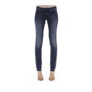 Jacob Cohën Slim Fit Jeans med Logodetaljer Blue, Dam