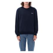 A.p.c. Navy/ecru Stickad Sweat Box Blue, Herr