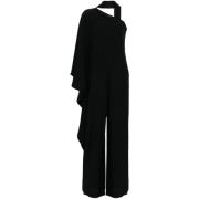 Taller Marmo Svart Ebro Lång Jumpsuit Klänning Black, Dam