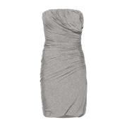 The Attico Elegant Grå Mini Klänning Aw24 Gray, Dam