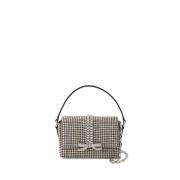 Self Portrait Crystal Micro Bag - Silver Gray, Dam