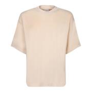 Burberry Vit Bomull T-shirt Rundhals Korta ärmar White, Herr