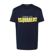 Dsquared2 Stilig Herr T-shirt Blue, Herr