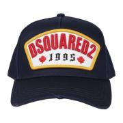 Dsquared2 Klassisk Logo Baseball Cap Blue, Herr