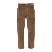 Pinko Cordbyxor Brun Logo Patch Brown, Dam