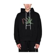 Palm Angels Hoodies Black, Herr