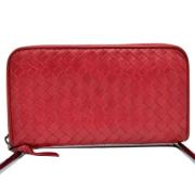 Bottega Veneta Vintage Pre-owned Laeder plnbcker Red, Dam