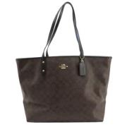 Coach Pre-owned Pre-owned Plast totevskor Brown, Dam