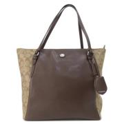 Coach Pre-owned Pre-owned Plast totevskor Brown, Dam