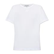 Munthe T-shirt med logotyp White, Dam