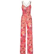 F**k Ärmfri Jumpsuit Pink, Dam