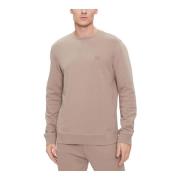 Hugo Boss Rundhalsad sweatshirt Beige, Herr