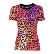 Just Cavalli Kortärmad T-shirt Multicolor, Dam