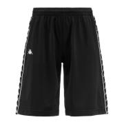 Kappa Mäns Syntetiska Lädershorts, Modell 222 Banda Treadwellz Black, ...