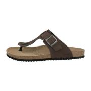 Geox Stiliga Flip Flops för Sommaren Brown, Herr