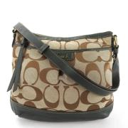 Coach Pre-owned Pre-owned Canvas axelremsvskor Beige, Dam