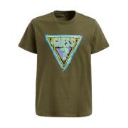 Guess Kortärmad T-Shirt Green, Herr