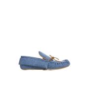 JW Anderson Denim Platta Skor Blue, Herr