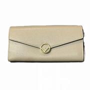 Fendi Vintage Pre-owned Laeder plnbcker Beige, Dam