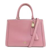 Coach Pre-owned Pre-owned Laeder handvskor Pink, Dam