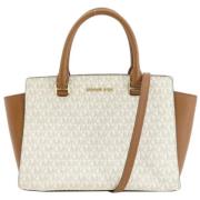 Michael Kors Pre-owned Pre-owned Laeder handvskor White, Dam