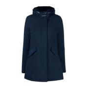 Woolrich Arctic Parka i Melton Blue Blue, Dam