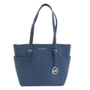 Michael Kors Pre-owned Pre-owned Plast totevskor Blue, Dam