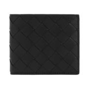 Bottega Veneta Svart Läder Billfold Plånbok Black, Herr