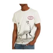 Guess Kortärmad T-Shirt White, Herr