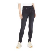 Guess Slim Fit Denim Jeans Black, Dam