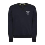 Aeronautica Militare Crew Neck Sweatshirt Blue, Herr