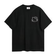 Soulland Ekologisk Bomull Rhinestone T-shirt Black, Unisex