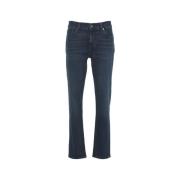 7 For All Mankind Blå Slimmy Tapered Jeans Blue, Herr