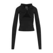 Rick Owens Svart Topplagg för Kvinnor Aw24 Black, Dam