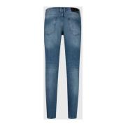 Pure Path Mid Blue Denim Jeans Blue, Herr