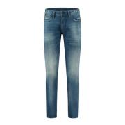 Pure Path Mid Blue Denim Jeans Blue, Herr