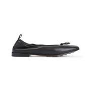 Giorgio Armani Nero Ballerina Skor Black, Dam