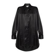 Maison Margiela Sidenskjorta Black, Dam