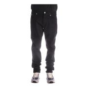 John Richmond Svarta Straight Fit Jeans Black, Herr