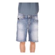 John Richmond Denim Shorts för Män Blue, Herr