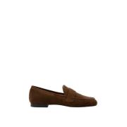 Parallele Sammet Cognac Moccasin Brown, Dam